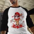 Baseball Drip Ice Cream Apparel Youth Boys Valentines Baseball Raglan Shirt