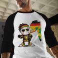 Baseball Drip Ice Cream Boys Youth Kids History Month Baseball Raglan Shirt