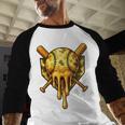 Baseball Drip Ice Cream Camo Cool Baseball Raglan Shirt Baseball Drip Ice Cream Camo Cool Baseball Raglan Shirt
