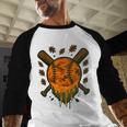 Baseball Drip Ice Cream Dripping Blaze Hunter Orange Camo Baseball Raglan Shirt Baseball Drip Ice Cream Dripping Blaze Hunter Orange Camo Baseball Raglan Shirt