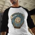 Baseball Drip Ice Cream Glove With Sprinkles And Ball Youth Premium Tri-Blend Baseball Raglan Shirt