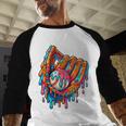 Baseball Drip Ice Cream Sprinkles Baseball Glove For Boys Baseball Raglan Shirt Baseball Drip Ice Cream Sprinkles Baseball Glove For Boys Baseball Raglan Shirt