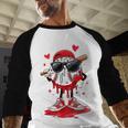 Baseball Drip Ice Cream Sunglasses Boys Youth Kids Valentine Baseball Raglan Shirt
