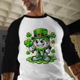 Baseball Drip Icecream Apparel Youth Boy St Patrick Day Baseball Raglan Shirt