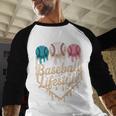 Baseball Drip Icecream Baseball Raglan Shirt Baseball Drip Icecream Baseball Raglan Shirt