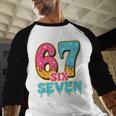 Baseball Drip Number 67 Player Trendy 6 7 Meme Baseball Raglan Shirt Baseball Drip Number 67 Player Trendy 6 7 Meme Baseball Raglan Shirt