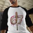 Baseball Drip Number 67 Sports Player Six Seven Meme Fan Baseball Raglan Shirt Baseball Drip Number 67 Sports Player Six Seven Meme Fan Baseball Raglan Shirt