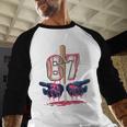 Baseball Drip Shirt Youth Baseball Glove Drip Ice Cream Baseball Raglan Shirt