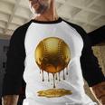 Baseball Dripping Drip Gold Sport Player Coach Baller Baseball Raglan Shirt Baseball Dripping Drip Gold Sport Player Coach Baller Baseball Raglan Shirt
