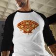 Baseball Dripping Waffle Field Baseball Raglan Shirt