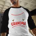 Baseball Great Grandma Of A Baseball Player Great Grandma Baseball Raglan Shirt