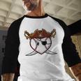 Baseball Heart Pirate Hat Crossed Swords Men Boys Kids Youth Baseball Raglan Shirt Baseball Heart Pirate Hat Crossed Swords Men Boys Kids Youth Baseball Raglan Shirt