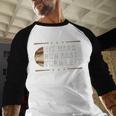 Baseball Hit Hard Run Fast Turn Left Men Boys Baseball Raglan Shirt