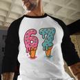 Baseball Ice Cream Drip 6 7 Kids 67 Birthday Baseball Raglan Shirt Baseball Ice Cream Drip 6 7 Kids 67 Birthday Baseball Raglan Shirt