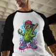 Baseball Ice Cream Drip Boys And Girls Batter Game Day Baseball Raglan Shirt