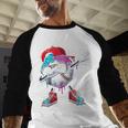 Baseball Ice Cream Drip Dabbing Sports Sprinkles For Boys Baseball Raglan Shirt