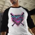 Baseball Ice Cream Drip Pitcher Filthy Baseball Raglan Shirt