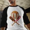Baseball Ice Cream Drip Style Melting Ice Cream Youth Teen Baseball Raglan Shirt Baseball Ice Cream Drip Style Melting Ice Cream Youth Teen Baseball Raglan Shirt