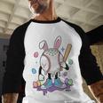 Baseball Ice Cream Drip Youth Boys Cute Easter Sports Baseball Raglan Shirt