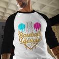 Baseball Lifestyle Baseball Drip Icecream Baseball Raglan Shirt