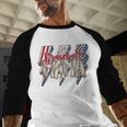 Baseball Mama Lightning Bolt Checkered Varsity Mother's Day Baseball Raglan Shirt Baseball Mama Lightning Bolt Checkered Varsity Mother's Day Baseball Raglan Shirt