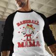 Baseball Mama Sports Mom Baseball Valentine Drip Girls Women Baseball Raglan Shirt