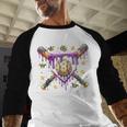 Baseball Mardi Gras Carnival Party Mask Ice Cream Drip Boys Baseball Raglan Shirt Baseball Mardi Gras Carnival Party Mask Ice Cream Drip Boys Baseball Raglan Shirt