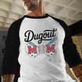 Baseball Mom – Proud Dugout Supporter Baseball Raglan Shirt