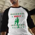 Baseball Player Christmas Pajama Send It Xmas PJs Boys Baseball Raglan Shirt Baseball Player Christmas Pajama Send It Xmas PJs Boys Baseball Raglan Shirt