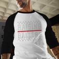 Baseball Player Raising Ballers Game Day Respect The Drip Baseball Raglan Shirt