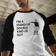 Baseball Pun Saying I'm a Stand Up Double Type Of Guy Baseball Raglan Shirt Baseball Pun Saying I'm a Stand Up Double Type Of Guy Baseball Raglan Shirt