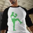 Baseball Shamrock St Patrick's Day Saint Paddy's Baseball Raglan Shirt