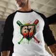 Baseball Six Seven 67 Meme Ice Cream Drip Xmas Men Women Baseball Raglan Shirt Baseball Six Seven 67 Meme Ice Cream Drip Xmas Men Women Baseball Raglan Shirt