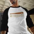 Baseball Tee My Therapist Bat Men Women Kids Baseball Raglan Shirt