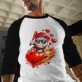 Baseball Valentine's Day Drip Ice Cream Team Baseball Raglan Shirt Baseball Valentine's Day Drip Ice Cream Team Baseball Raglan Shirt