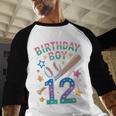 Birthday Boy 12th Birthday Baseball Baseball Raglan Shirt Birthday Boy 12th Birthday Baseball Baseball Raglan Shirt