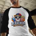Bleacher Creature Baseball Fan Supporter Game Day Ball Baseball Raglan Shirt