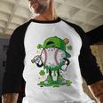 Boys St Patrick’s Day Baseball Drip Ice Cream Apparel Youth Baseball Raglan Shirt