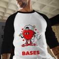 Boys Valentines Baseball Drip Icecream Stealing Hearts Kids Baseball Raglan Shirt