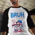 Bruh I'm 7 Baseball Ice Cream Drip It's My 7th Birthday Baseball Raglan Shirt Bruh I'm 7 Baseball Ice Cream Drip It's My 7th Birthday Baseball Raglan Shirt