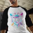 Bunny Baseball Hat With Ice Cream Easter Day Boys Kids Girls Baseball Raglan Shirt