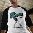 Cal Raleigh Seattle MLB Baseball Players MLBCRA205M Baseball Raglan Shirt