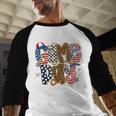 Checkered Leopard Game Day Baseball Men Women Kids Baseball Raglan Shirt
