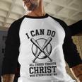 Christian Baseball Philippians 4 Baseball Raglan Shirt Christian Baseball Philippians 4 Baseball Raglan Shirt