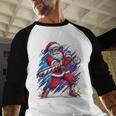 Christmas Baseball Santa Game Day Xmas Boys Kids Men Baseball Raglan Shirt Christmas Baseball Santa Game Day Xmas Boys Kids Men Baseball Raglan Shirt