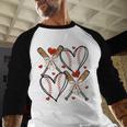 Coquette Bow XOXO Baseball Lover Heart Valentine Game Day Baseball Raglan Shirt Coquette Bow XOXO Baseball Lover Heart Valentine Game Day Baseball Raglan Shirt