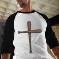Cross Baseball Bats Christian Faith Sports Coach Pitcher Baseball Raglan Shirt Cross Baseball Bats Christian Faith Sports Coach Pitcher Baseball Raglan Shirt