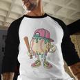 Cute Baseball Ice Cream Drip For Girls & Boys 2 Sides Baseball Raglan Shirt Cute Baseball Ice Cream Drip For Girls & Boys 2 Sides Baseball Raglan Shirt