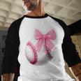 Cute Coquette Baseball Pink Bow Player & Fan Girls Baseball Raglan Shirt Cute Coquette Baseball Pink Bow Player & Fan Girls Baseball Raglan Shirt