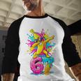 Dabbing Banana 67 Drip Baseball Drip Six Seven Joke Premium Tri-Blend Baseball Raglan Shirt